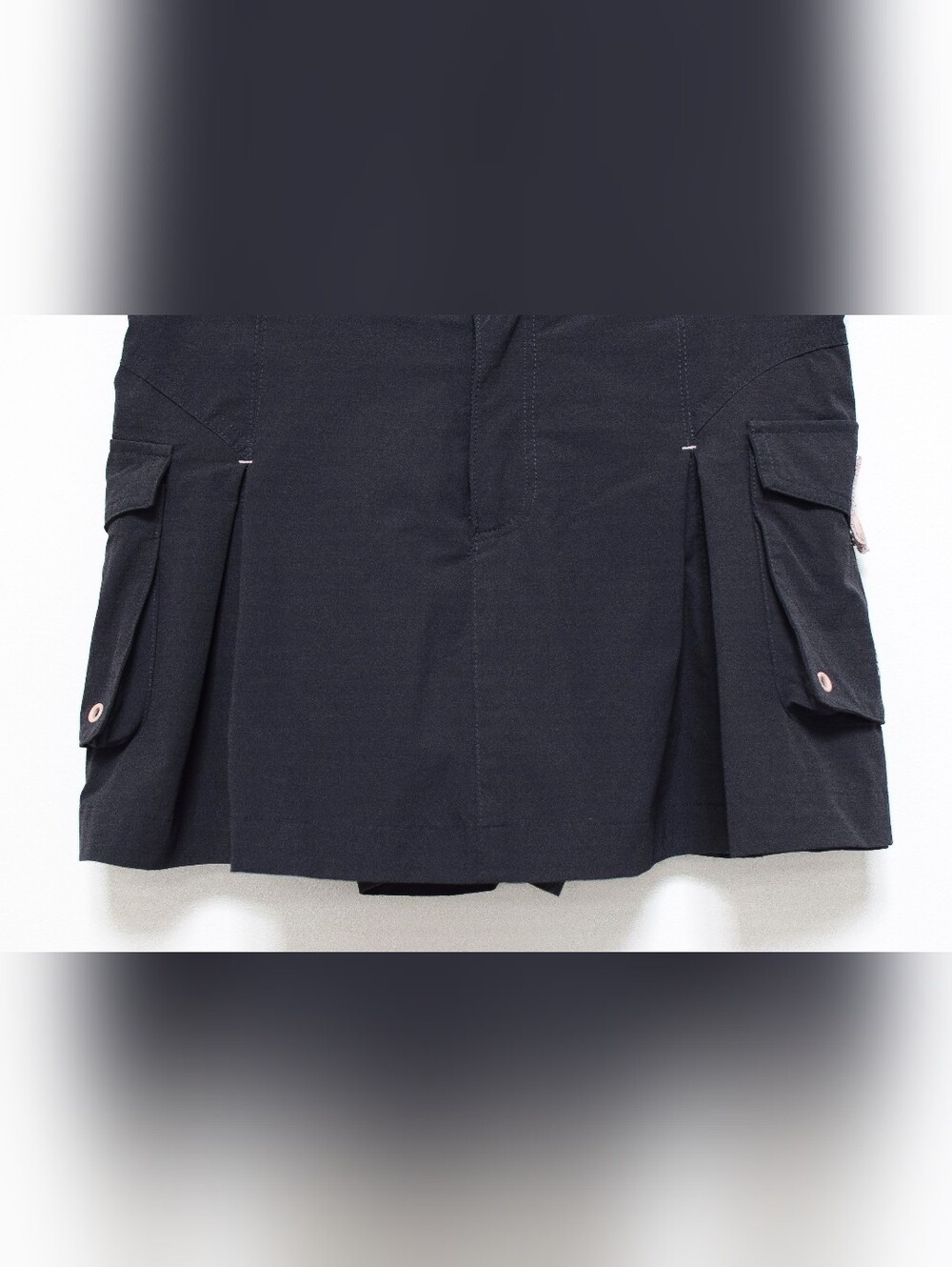 FP Movement Great Yonder Skort Pleat Mini Skirt Sz S Gray Pink Cargo Activewear - Picture 5 of 12